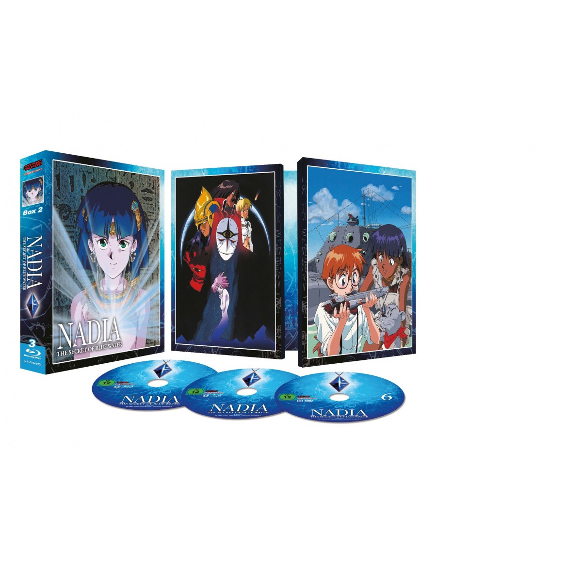 Nadia The Secret Of Blue Water Collector S Edition Vol 1 2 Blu Ray Bundle Nipponart Anime